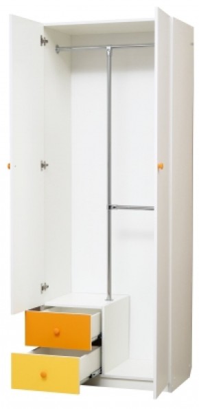 Шкаф 2-х дверный с ящиками и зеркалом Радуга (800) в Лысьве - lysva.ok-mebel.com | фото 2