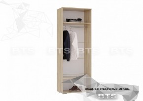 ФЛАЙ Шкаф 2-х створчатый ШК-04 (дуб сонома/белый) в Лысьве - lysva.ok-mebel.com | фото 4
