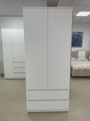 Шкаф 2-ств. с 2 ящиками "Бьянко" в Лысьве - lysva.ok-mebel.com | фото 3