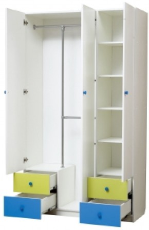 Шкаф 3-х дверный с ящиками и зеркалом Радуга (1200) в Лысьве - lysva.ok-mebel.com | фото 2