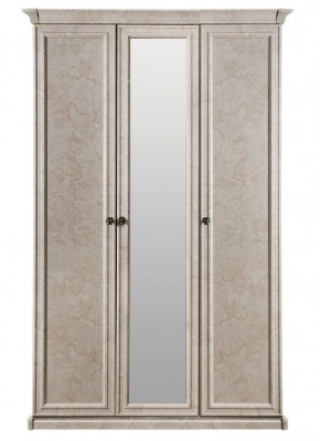 Шкаф 3-х створчатый (2+1) с зеркалом Афина (Крем корень) в Лысьве - lysva.ok-mebel.com | фото 3