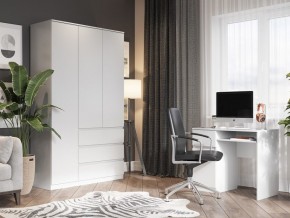 Шкаф 3-ств. с 3 ящиками "Бьянко" в Лысьве - lysva.ok-mebel.com | фото 4