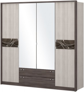 Шкаф 4-х дверный с зеркалом Шк69.2 МС Николь в Лысьве - lysva.ok-mebel.com | фото