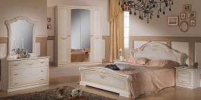 Шкаф 4-х дверный с зеркалами (08.244) Ирина (беж) в Лысьве - lysva.ok-mebel.com | фото 3