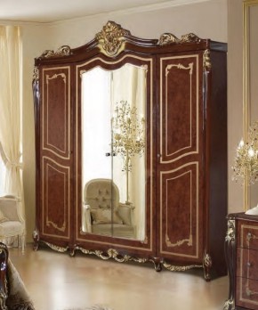 Шкаф 4-х дверный с зеркалами (19.144) Джоконда в Лысьве - lysva.ok-mebel.com | фото