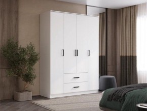 Шкаф 4-х створчатый Титан (белый) в Лысьве - lysva.ok-mebel.com | фото 5