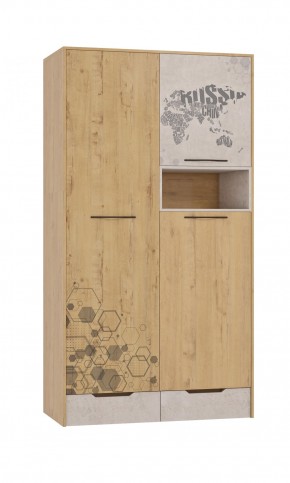 Шкаф для одежды 3 двери и 2 ящика Шк134.0 ДС Стэнфорд в Лысьве - lysva.ok-mebel.com | фото