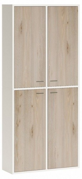 Шкаф книжный Домино СУ(ш2в2)+4ФГ в Лысьве - lysva.ok-mebel.com | фото