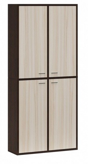 Шкаф книжный Домино СУ(ш2в2)+4ФГ в Лысьве - lysva.ok-mebel.com | фото