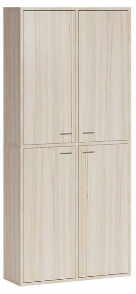 Шкаф книжный Домино СУ(ш2в2)+4ФГ в Лысьве - lysva.ok-mebel.com | фото