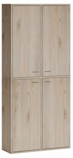 Шкаф книжный Домино СУ(ш2в2)+4ФГ в Лысьве - lysva.ok-mebel.com | фото