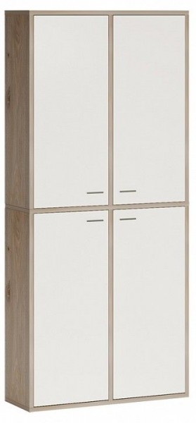 Шкаф книжный Домино СУ(ш2в2)+4ФГ в Лысьве - lysva.ok-mebel.com | фото