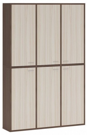 Шкаф книжный Домино СУ(ш3в2)+6ФГ в Лысьве - lysva.ok-mebel.com | фото