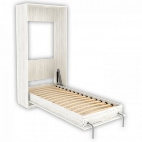 Шкаф-кровать подъемная 900 (вертикальная) арт. К02 Арктика в Лысьве - lysva.ok-mebel.com | фото