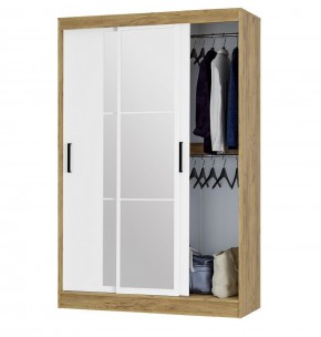 Шкаф-купе Тайм ШКК-03 (крафт/белый) в Лысьве - lysva.ok-mebel.com | фото 2