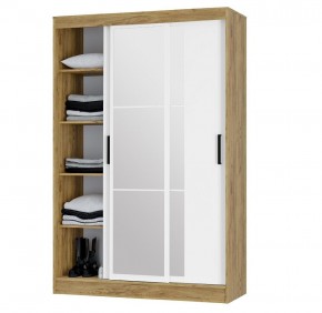 Шкаф-купе Тайм ШКК-03 (крафт/белый) в Лысьве - lysva.ok-mebel.com | фото 3