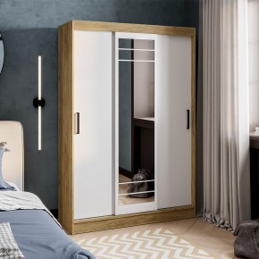 Шкаф-купе Тео ШКК-02 (крафт/белый) в Лысьве - lysva.ok-mebel.com | фото