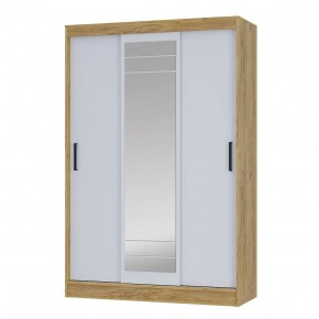 Шкаф-купе Тео ШКК-02 (крафт/белый) в Лысьве - lysva.ok-mebel.com | фото 2