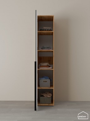 Шкаф Linnea MHR-1-2 2050х400х510 (ДВ-М 11.1.25) в Лысьве - lysva.ok-mebel.com | фото 4