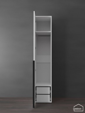 Шкаф Linnea MHR-1-3 2050х400х510 (Белый-М 11.1.2) в Лысьве - lysva.ok-mebel.com | фото 6