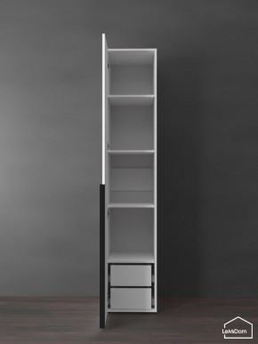 Шкаф Linnea MHR-1-3 2050х400х510 (Белый-М 11.1.2) в Лысьве - lysva.ok-mebel.com | фото 7