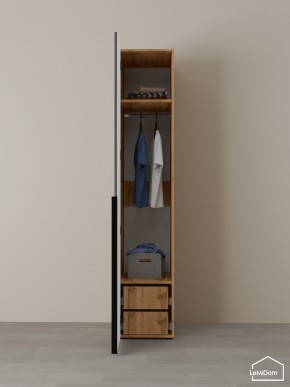Шкаф Linnea MHR-1-3 2050х400х510 (ДВ-М 11.1.25) в Лысьве - lysva.ok-mebel.com | фото 5