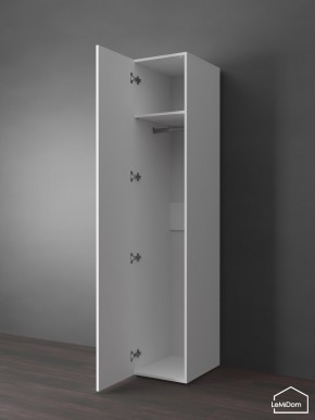 Шкаф Linnea MHR-1PO 2050х400х510 (Белый-М 11.1.1) в Лысьве - lysva.ok-mebel.com | фото 4