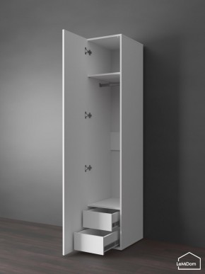 Шкаф Linnea MHR-1PO-3 2050х400х510 (Белый-М 11.1.2) в Лысьве - lysva.ok-mebel.com | фото 5