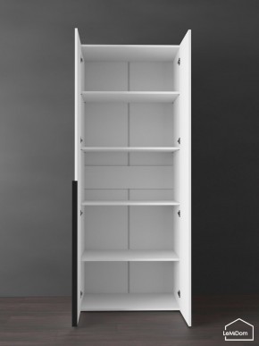 Шкаф Linnea MHR-2-2 2050х800х510 (Белый-М 11.1.2) в Лысьве - lysva.ok-mebel.com | фото 4