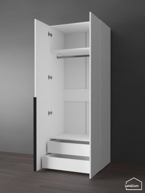 Шкаф Linnea MHR-2-3 2050х800х510 (Белый-М 11.1.2) в Лысьве - lysva.ok-mebel.com | фото 5