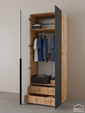 Шкаф Linnea MHR-2-3 2050х800х510 (ДВ-М 11.1.25) в Лысьве - lysva.ok-mebel.com | фото 6