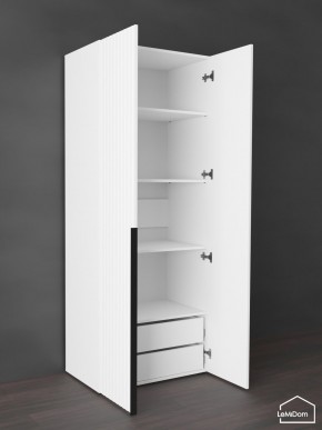 Шкаф Linnea MHR-2-4 2050х800х510 (Белый-М 11.1.2) в Лысьве - lysva.ok-mebel.com | фото 6