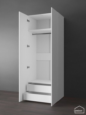 Шкаф Linnea MHR-2PO-3 2050х800х510 (Белый-М 11.1.2) в Лысьве - lysva.ok-mebel.com | фото 5