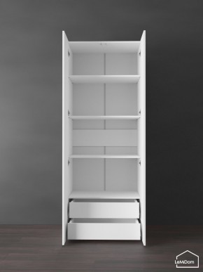 Шкаф Linnea MHR-2PO-4 2050х800х510 (Белый-М 11.1.2) в Лысьве - lysva.ok-mebel.com | фото 6