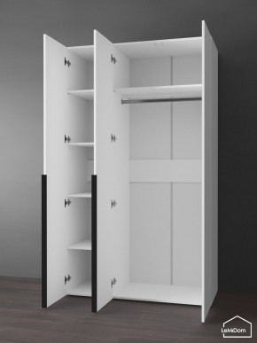 Шкаф Linnea MHR-3-1 2050х1200х510 (Белый-М 11.1.2) в Лысьве - lysva.ok-mebel.com | фото 5