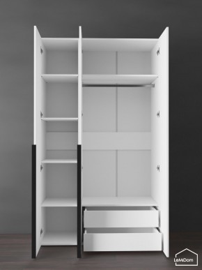 Шкаф Linnea MHR-3-2 2050х1200х510 (Белый-М 11.1.2) в Лысьве - lysva.ok-mebel.com | фото 6
