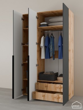 Шкаф Linnea MHR-3-2 2050х1200х510 (ДВ-М 11.1.25) в Лысьве - lysva.ok-mebel.com | фото 6