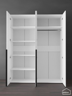 Шкаф Linnea MHR-4-1 2050х1600х510 (Белый-М 11.1.2) в Лысьве - lysva.ok-mebel.com | фото 4