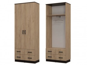 Шкаф «ЛОФТ» для одежды с 2-я ящиками в Лысьве - lysva.ok-mebel.com | фото 2