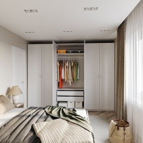 Шкаф МАКС двухдверный широкий, цвет белый в Лысьве - lysva.ok-mebel.com | фото 3