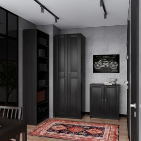 Шкаф МАКС двухдверный широкий, цвет Дуб Венге в Лысьве - lysva.ok-mebel.com | фото 4