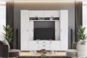 Шкаф настенный "Сандра" 1500 (Белый лофт) в Лысьве - lysva.ok-mebel.com | фото 2