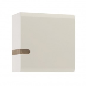 Шкаф навесной 1D/TYP 65, LINATE ,цвет белый/сонома трюфель в Лысьве - lysva.ok-mebel.com | фото 2