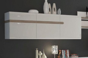 Шкаф навесной 3D/TYP 67, LINATE ,цвет белый/сонома трюфель в Лысьве - lysva.ok-mebel.com | фото 3