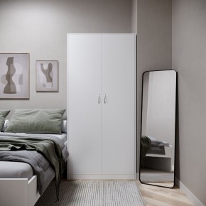 Шкаф ПЕГАС двухдверный, цвет белый в Лысьве - lysva.ok-mebel.com | фото 4