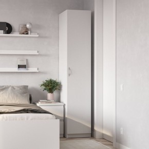 Шкаф ПЕГАС однодверный, цвет белый в Лысьве - lysva.ok-mebel.com | фото 4