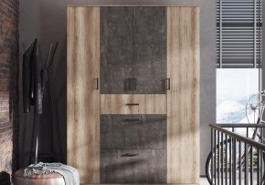 Шкаф платяной Паркинс в Лысьве - lysva.ok-mebel.com | фото 4