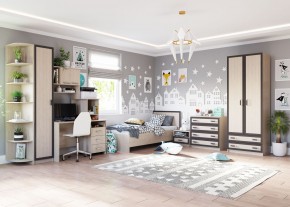 НАОМИ Шкаф 2-х створчатый с 2 ящиками в Лысьве - lysva.ok-mebel.com | фото 2