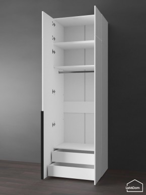 Шкаф с антресолью Linnea MHR-2A-3 2450х800х510 (Белый-М 11.1.2) в Лысьве - lysva.ok-mebel.com | фото 5