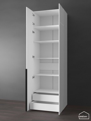 Шкаф с антресолью Linnea MHR-2A-4 2450х800х510 (Белый-М 11.1.1) в Лысьве - lysva.ok-mebel.com | фото 5
